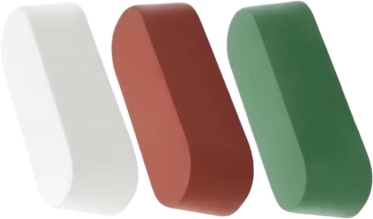 Metaal Polijstset - Glans Herstel - Metaal Onderhoud - 3 Delig - 7x2x2cm - Niet gespecificeerd