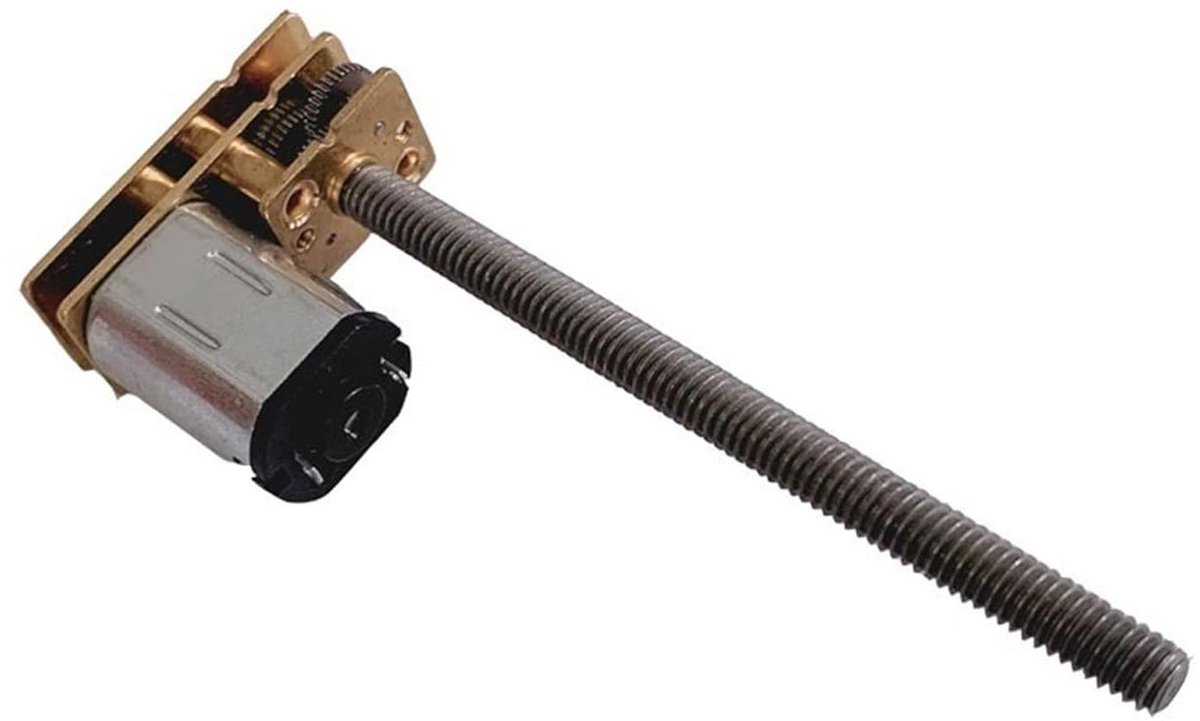DC Motor - Tandwielmotor Reductiemotor - Modelbouw Projecten - Mini Metalen Tandwielkast - 6V 500 RPM - Zilver