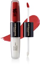 Dermacol 16-uurs Lipkleur - 2-Fasen Langdurige Lipkleur - Kusbestendig - Waterdicht - Veegvast - 8 ml - n. 34