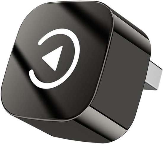 Auto Ai Box - Carplay Android - Navigatie Streamen - Draadloos Gemak - Compact Design - Zwart