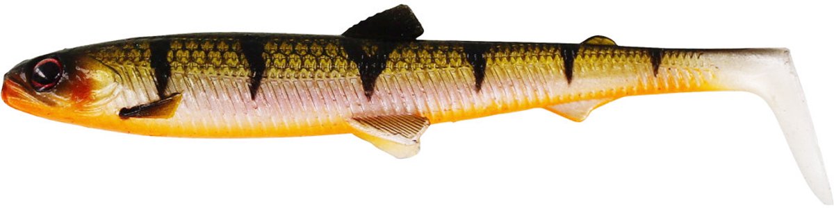 Westin Bullteez Shadtail 9.5cm 7g – Weedless Roofvis Shad 2 Stuks - Kleur : Official Roach