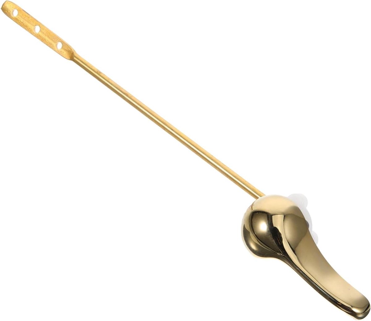 Toilet Spoelgreep - Toilet Hendel - Badkamer Vernieuwen - Voorkant Montage - 10.6 Inch - Goud