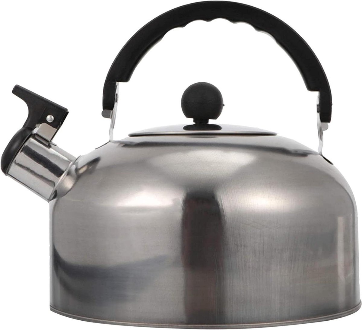 Waterkoker Roestvrijstaal - Theepot met fluit - Water Koken - Automatisch Fluitend - 2 Liter - Groen