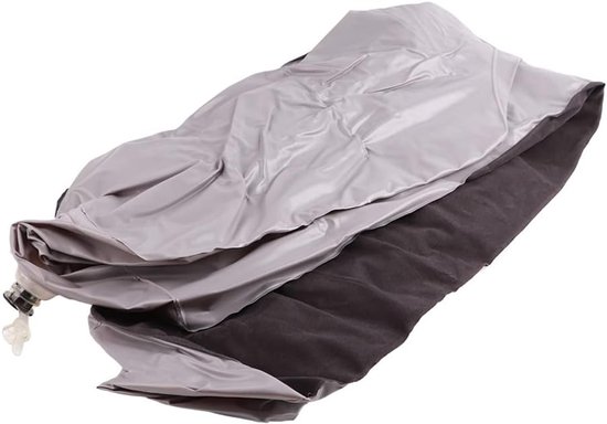 Auto Luchtmatras - Opblaasbaar Rugkussen - Comfortabel Reizen - Universeel Ontwerp - 123x24x33CM - Grijs — afbeelding 2