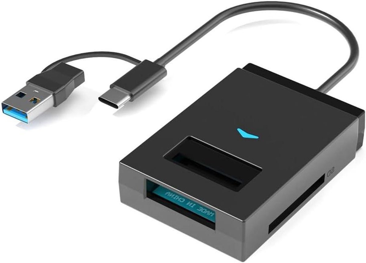 SSD Behuizing - Externe Opslag - Snelle Data Transfer - SD TF Kaartlezer - M.2 NVMe - Zwart