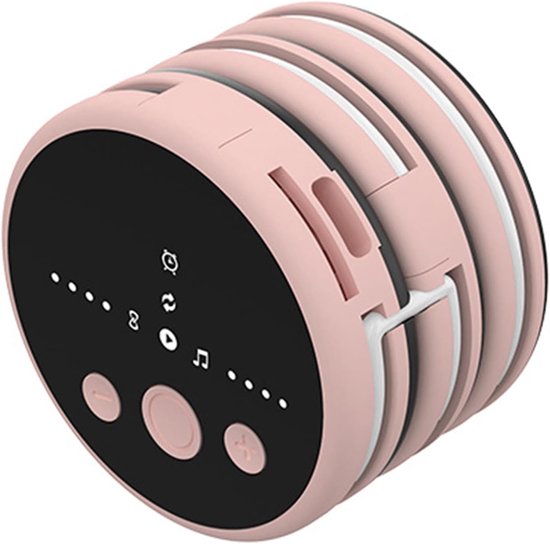 Kussenluidspreker - Botgeleiding speaker - Ontspannen slapen - Witte ruis functie - 85 x 62 x 42 cm - Roze — afbeelding 3
