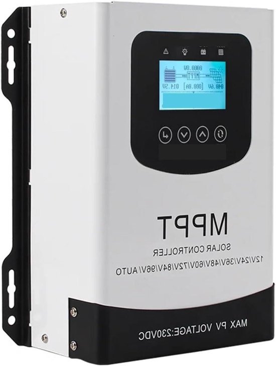 Zonne Laadregelaar - MPPT Regulator - Energie Opladen - Geavanceerde MPPT Technologie - 100A 12V-96V - Zwart