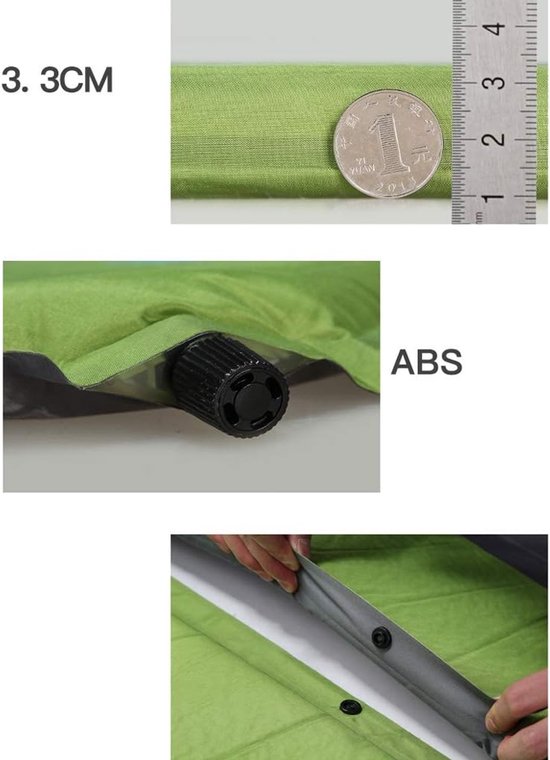 Slaapmat - Kampeermat - Outdoor Kamperen - Automatisch Opblaasbaar - Verdikt - Blauw — afbeelding 5