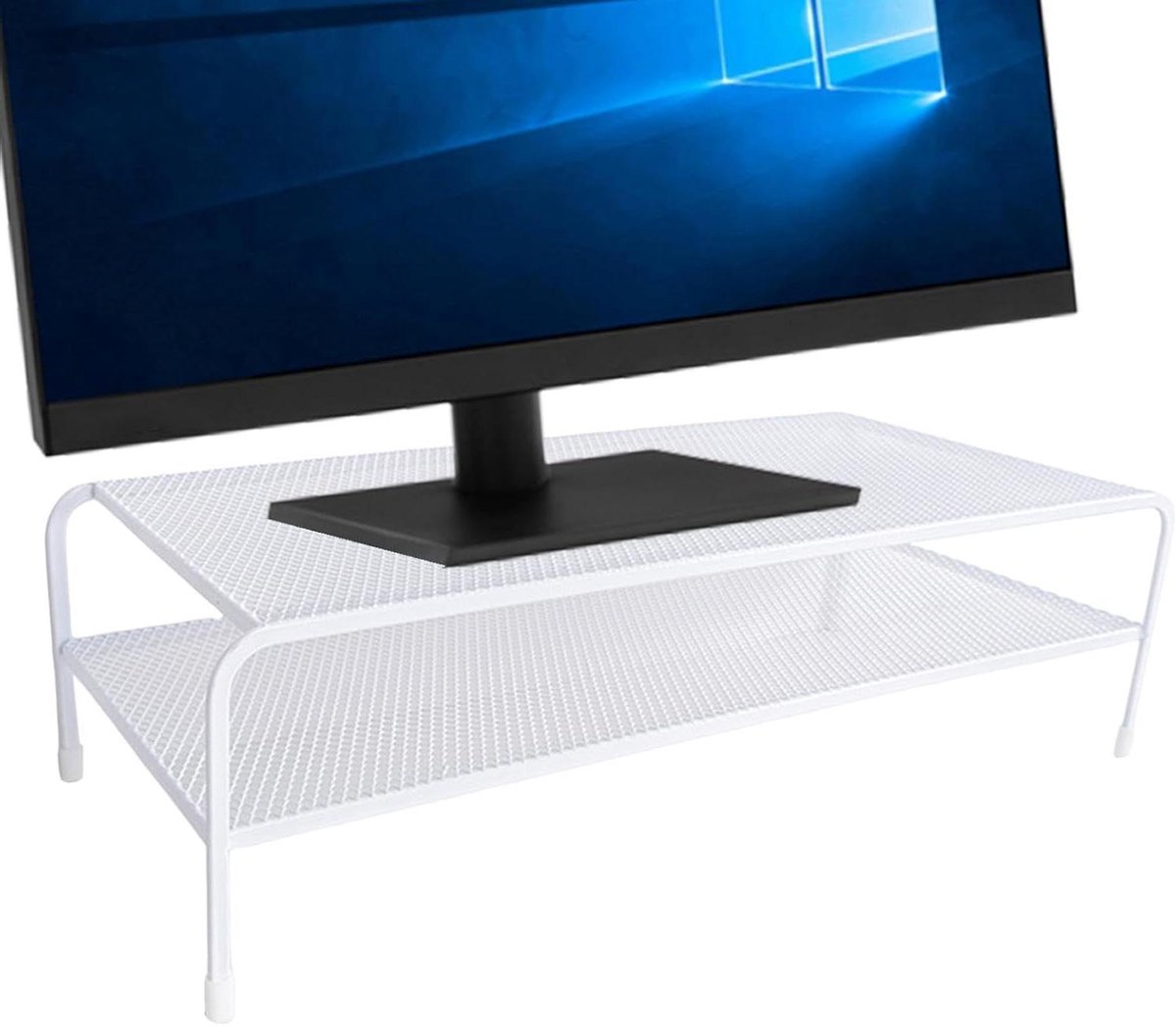 Computerhouder - Laptop standaard - Bureau organiseren - Ergonomische verhoging - 50 cm - Zwart