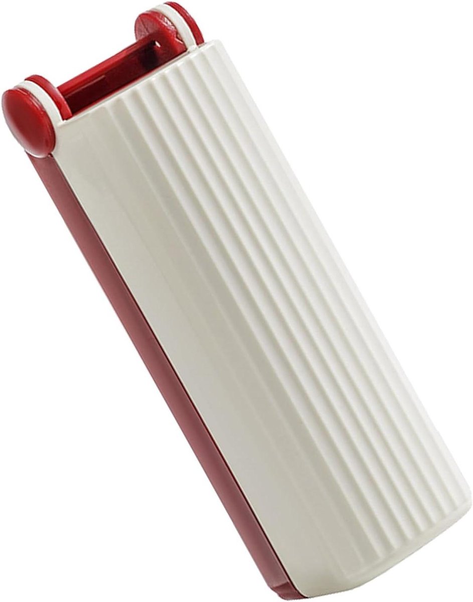Wasbare Pluisroller - Herbruikbare Reiniger - Kleding Reinigen - Sterke Plakkerigheid - 3 x 27 cm - Rood en wit