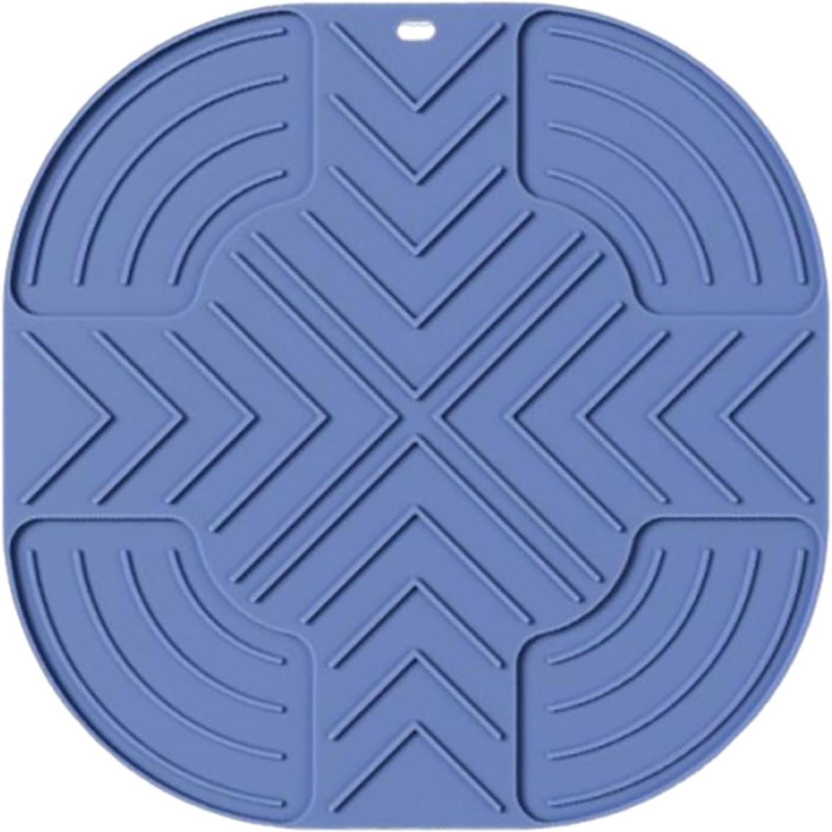 Silicone Hitte Mat - Airfryer Onderzetter - Bescherming Werkblad - Hittebestendig - 26.5 x 26.5 cm - Zwart