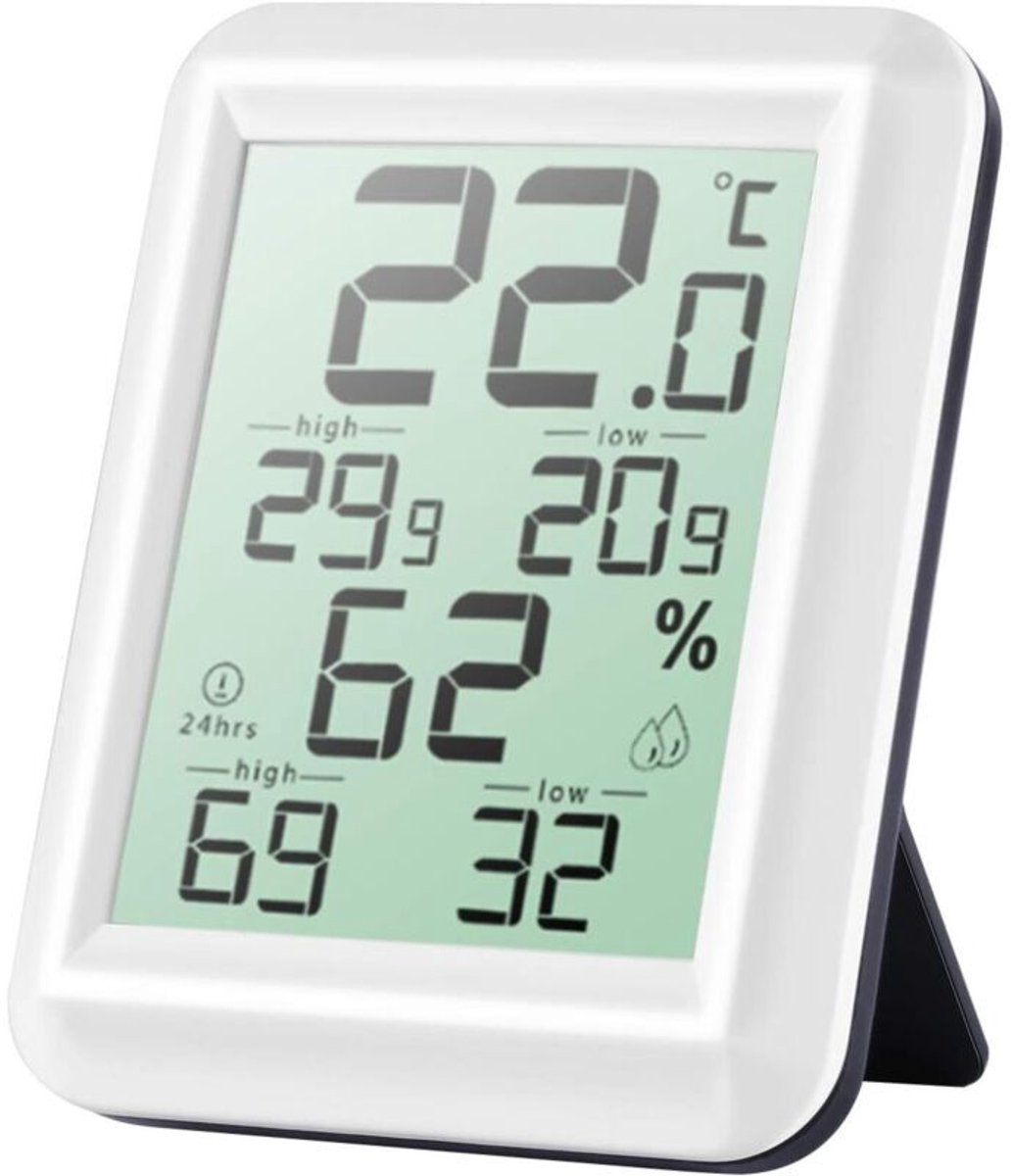 Mini-thermometer en hygrometer met hoge precisie