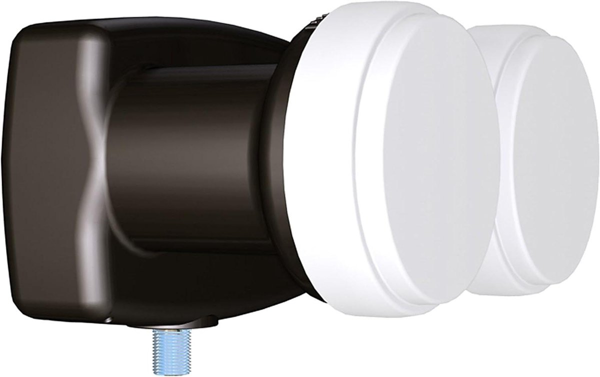 Monoblock LNB - Satelliet Ontvanger - TV Signaal Ontvangen - 6 Graden Scheiding - 40mm - Zwart