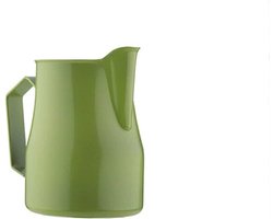 Melkopschuimer Werper - Melkkan Barista - Latte Art Maken - Hittebestendig Roestvrij Staal - 350ml - Groen