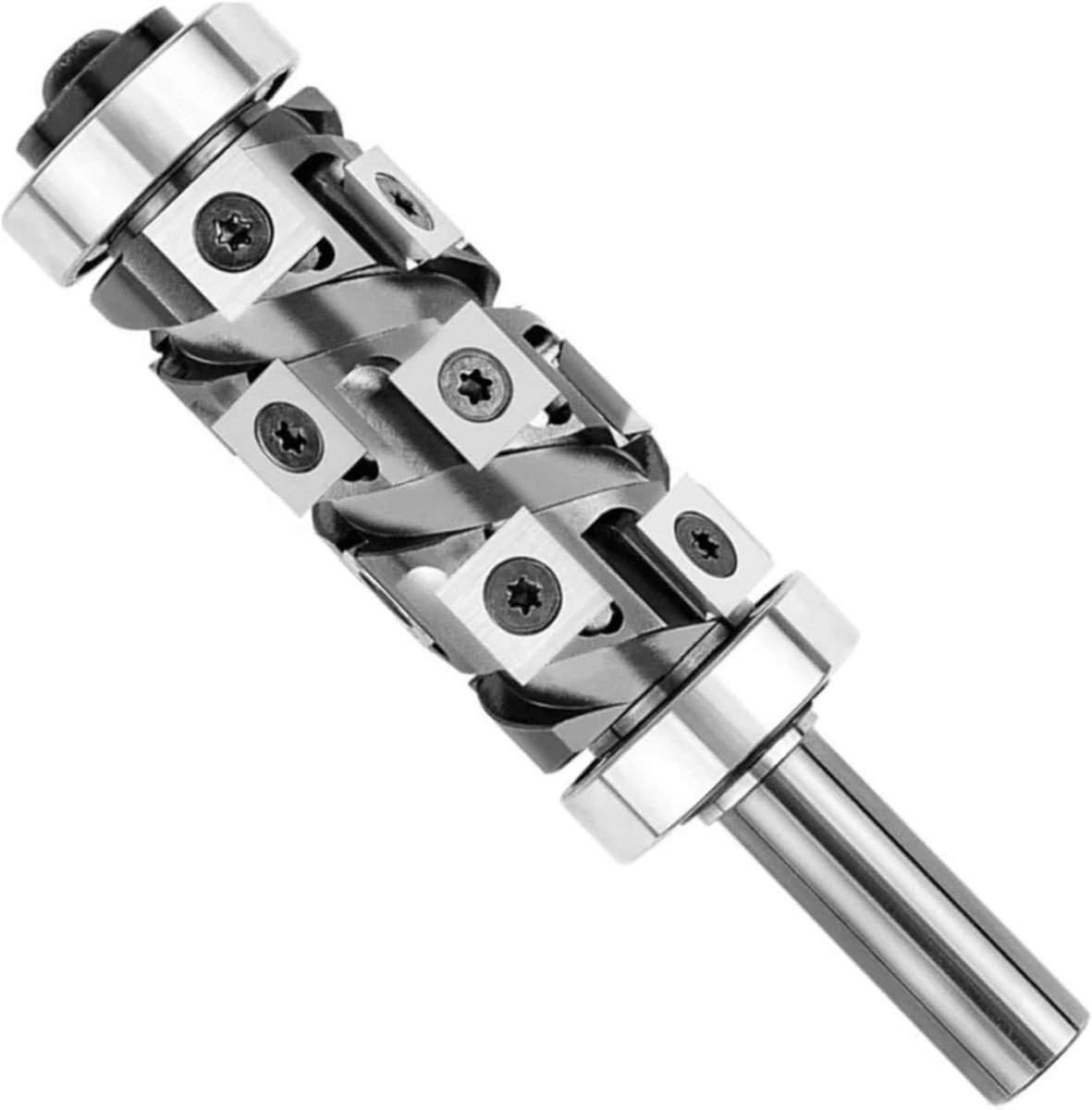 Zware kantenfrees met hardmetalen inzetstuk en lagers, 65 mm snijlengte, 32 mm diameter, 1/2 inch schacht voor het trimmen van houtbewerking