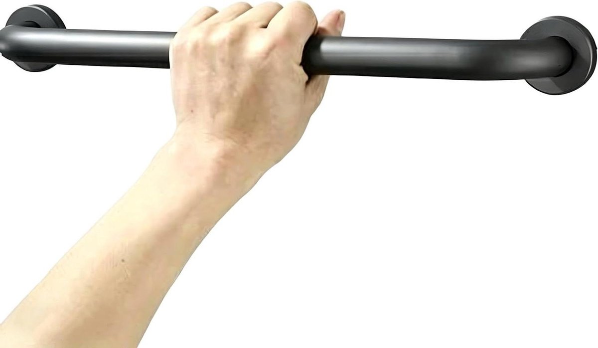 Veiligheidsbeugel - Handgreep Douche - Veiligheid Thuis - Roestvrij Staal - 60 cm - Grijs