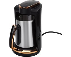Koffiezetapparaat - Turkse Koffie - Thuis Kantoor - Snelle Verwarming - 250 Ml - Zwart