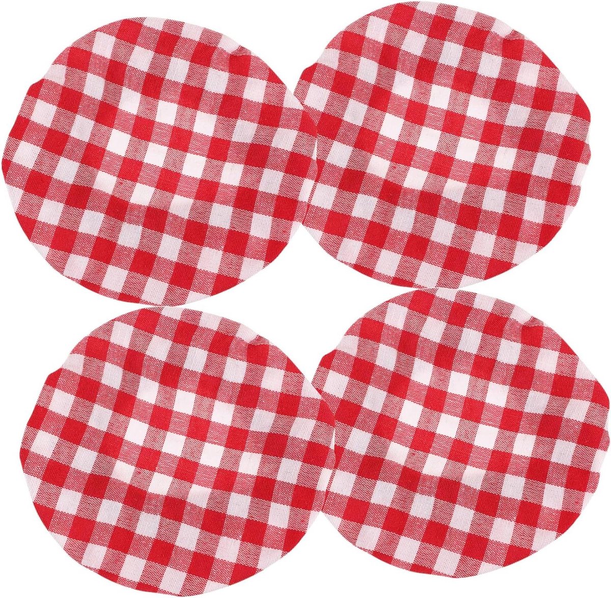 4pcs Bread Tank Lid Bread Rice Baskets Liner Food Storage Pot Caps Sourdough Cloth Lid Mason Jar Dust Toppers Sourdough Pot Lid Fabric Polycotton