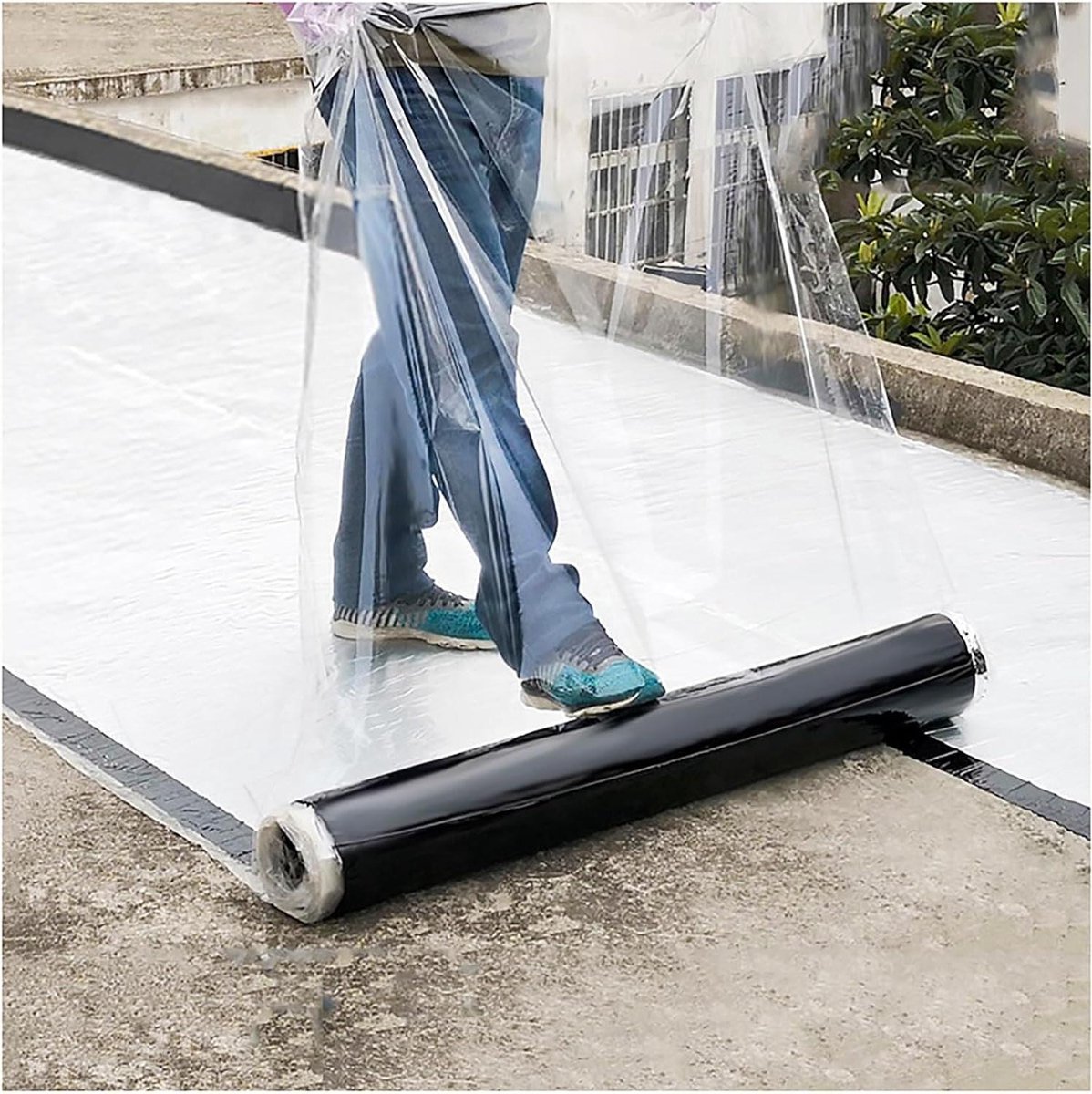 Asfalt Reparatie Tape - Dak Reparatie Tape Waterdicht - Lekkages Dichten - Zelfklevend Bitumen Membraan - 50cm x 500cm - Zilver