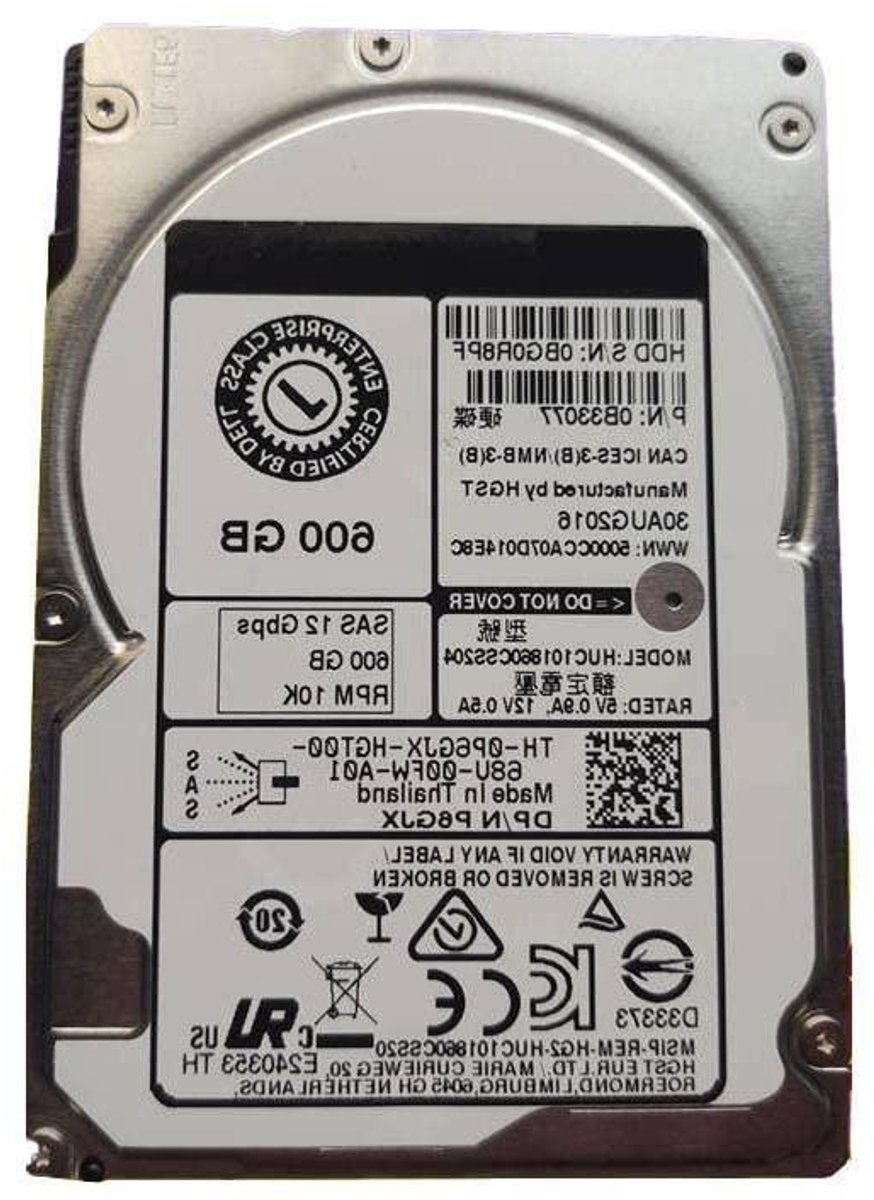 Interne Harde Schijf - Server Opslag - Data Opslag - Hoge Snelheid - 600GB - Zilver