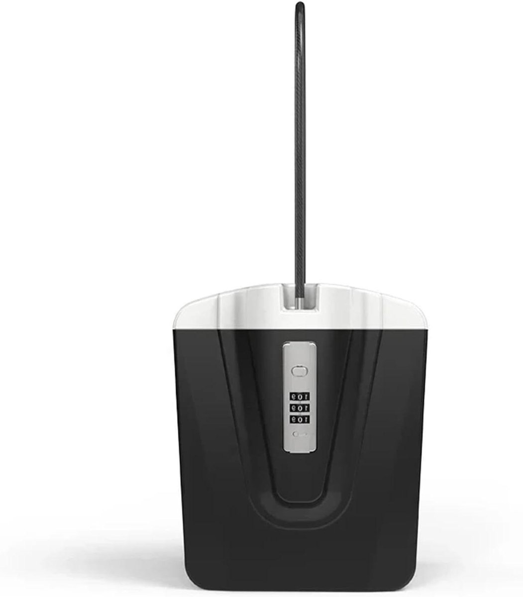 Draagbare Kluis - Mini Opslag - Veilige Opslag - Driecijferig Slot - 2.3 Liter - Zwart