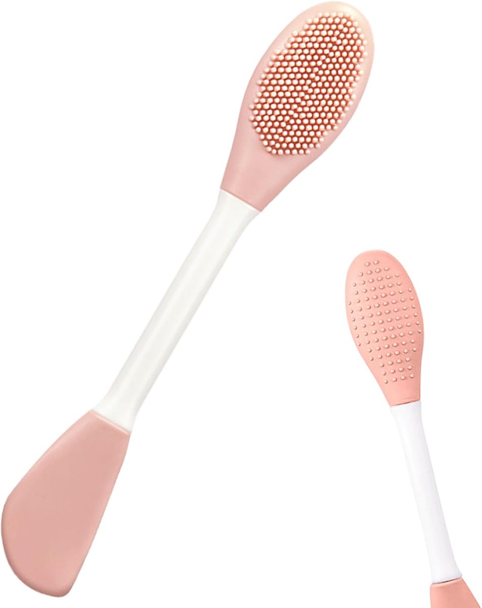 Siliconen gezichtsborstel - siliconen gezichtsreinigende massageborstel, gezichtsapplicator gereedschap met ergonomische handgreep, diepe reiniging schoonheidsaccessoires voor reizen, douche