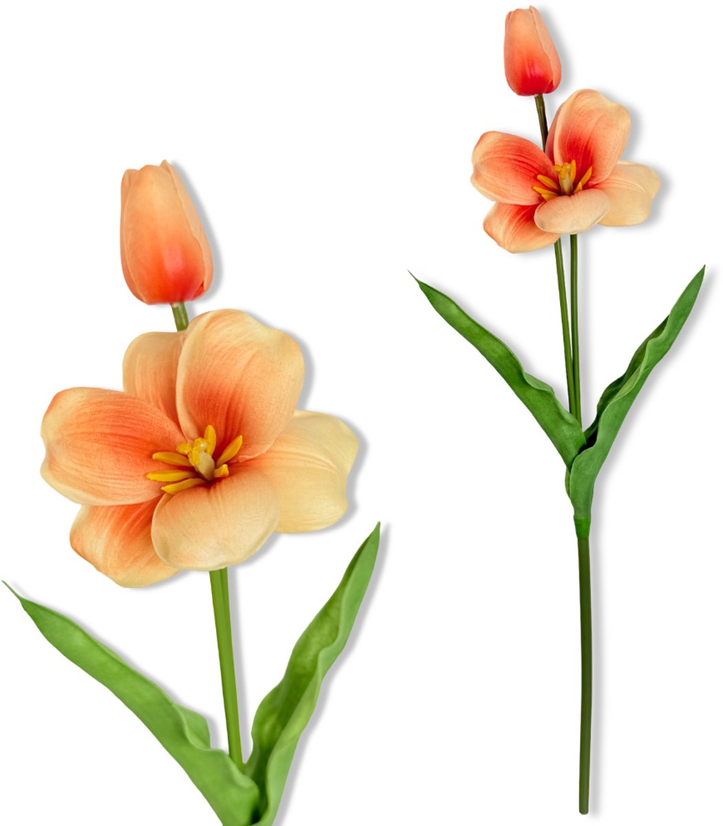 Inspiruj Tulipan Kunstbloem - Morel - 53 cm