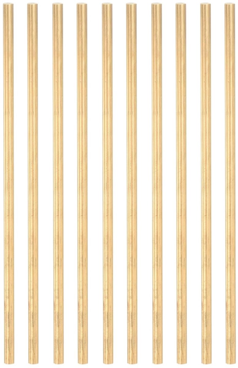 10 Pcs Brass Round Bar - 3mm x 4 Inch Swivel Bar - Brass Round Material voor DIY Craftsmanship - Model Making - Hardware - Nieuwe Model - Auto - Vliegtuig - Boot - Koper