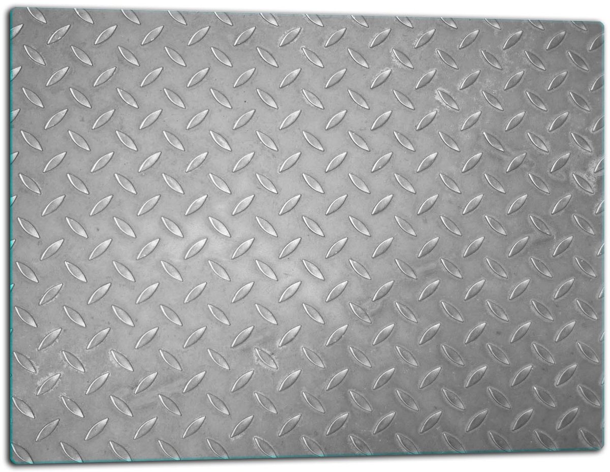 TMK ArtDeko - Snijplank - Glas - 52x40cm - Grijs