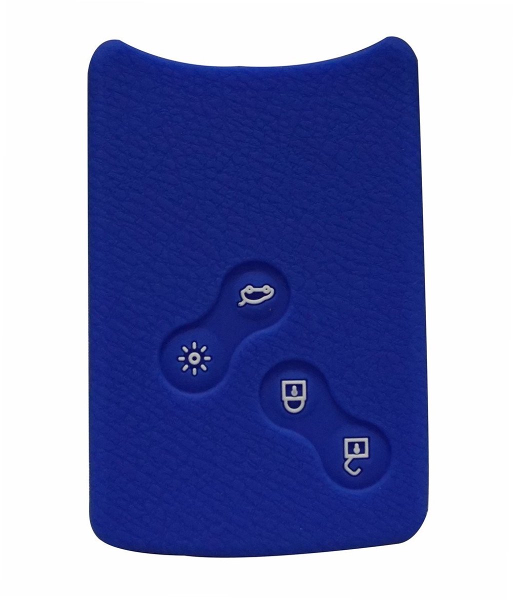 Store_7 - Silicone Sleutelcover - Sleutelbeschermer - Lichtgewicht en Duurzaam - Navy Blauw - Flexibel en Waterbestendig - Geschikt voor Renault