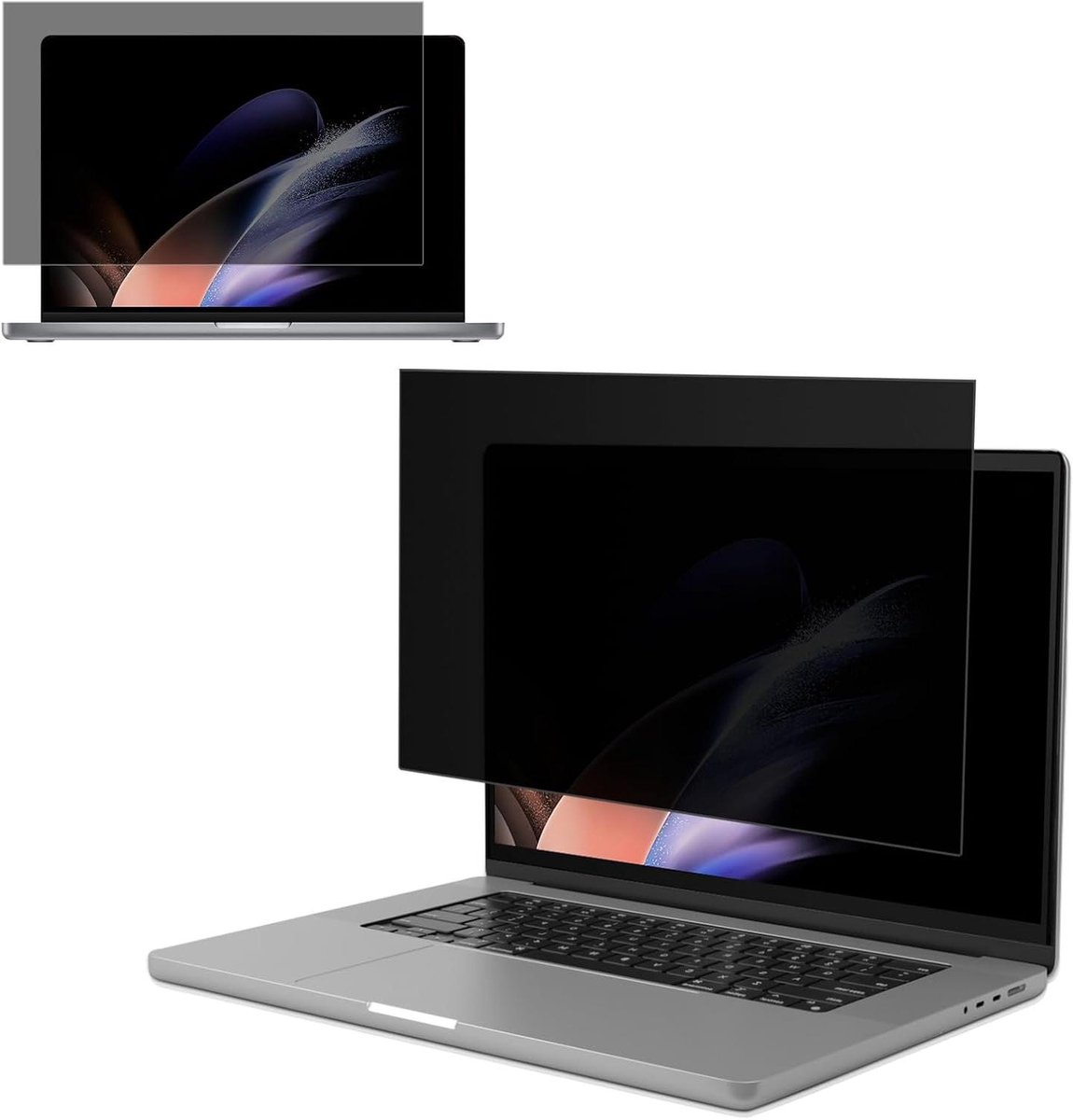 Monitor Privacy Filter - Schermfilter Privacy - Scherm Beveiligen - Dubbelzijdig Bruikbaar - 12.4 Inch 3:2 - Transparant