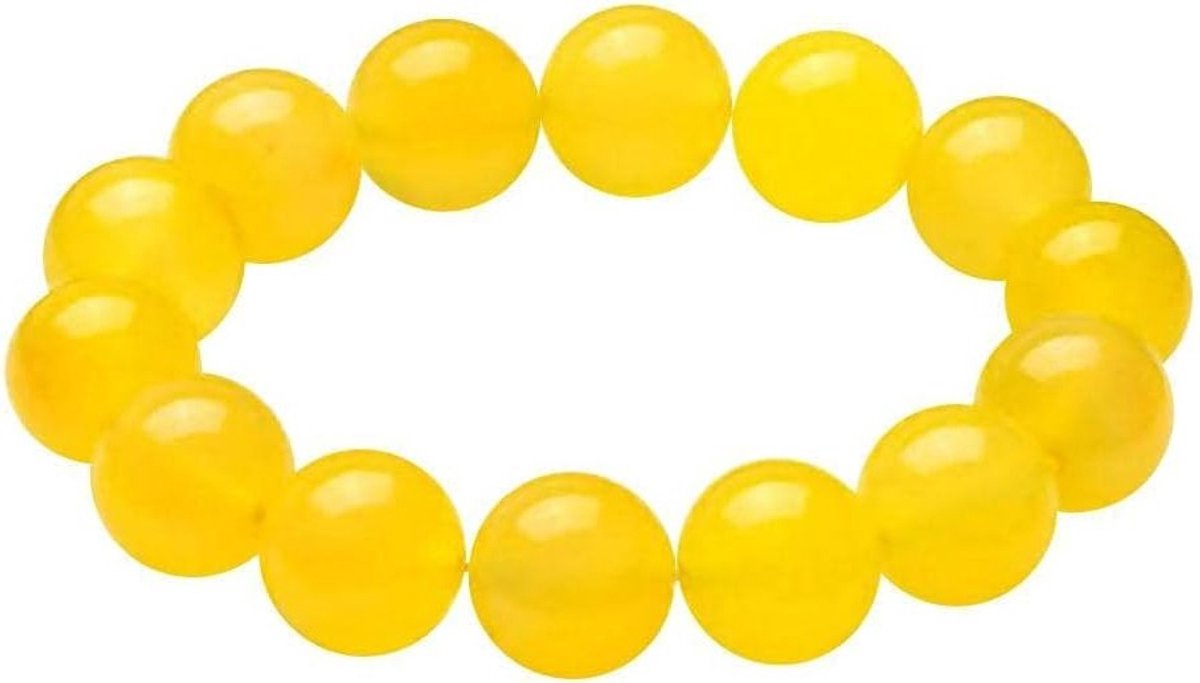 Geel Jaspis Reinigingsarmband, Anti-Moeheid Kralen voor Reiki Healing, Energie Reinigingsarmband voor Dames en Heren, Spirituele Sieraden voor Welzijn