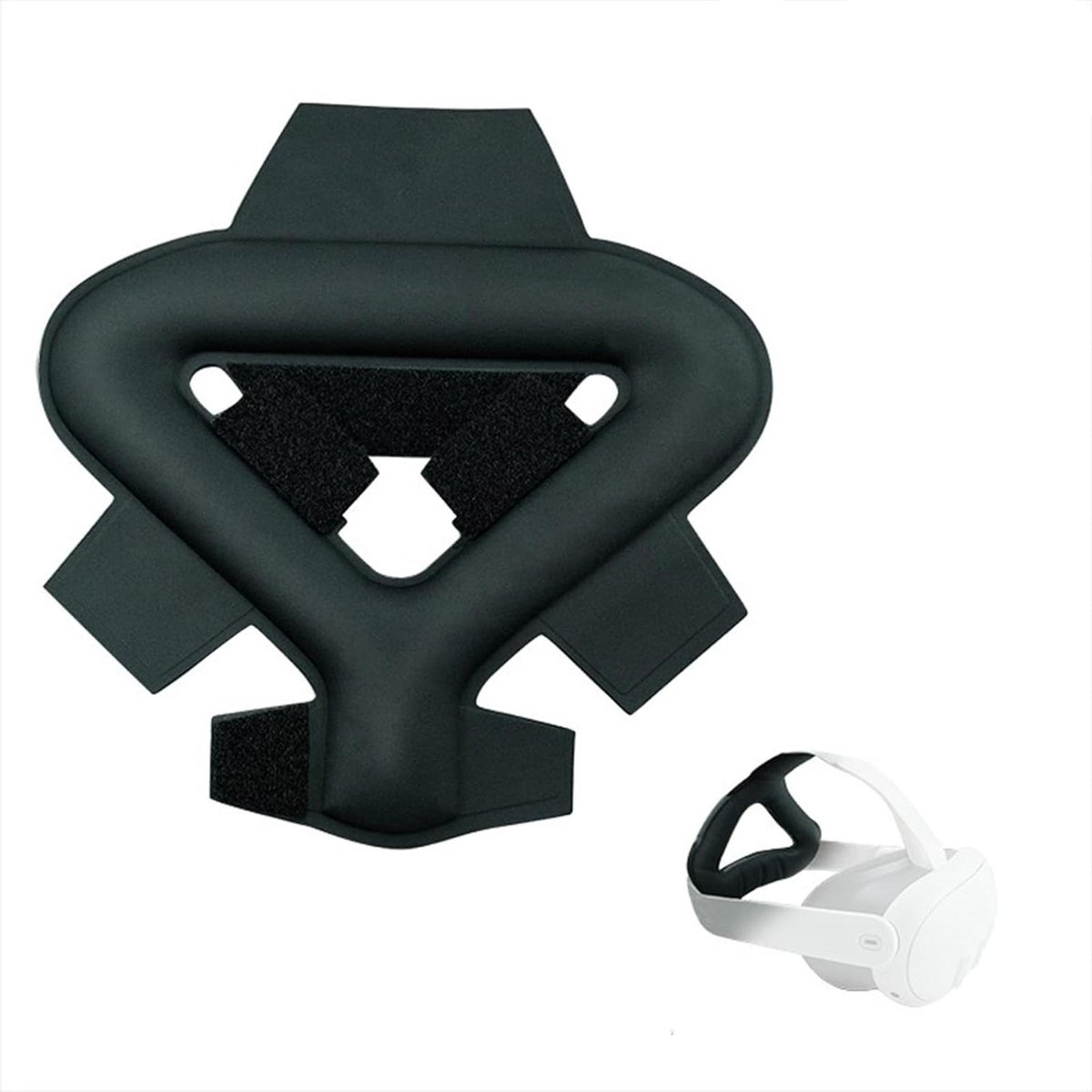 VR Headset Kussen - Hoofdband Kussen - Comfortabel Gamet - Druk Verdelend - 1 Stuk - Zwart