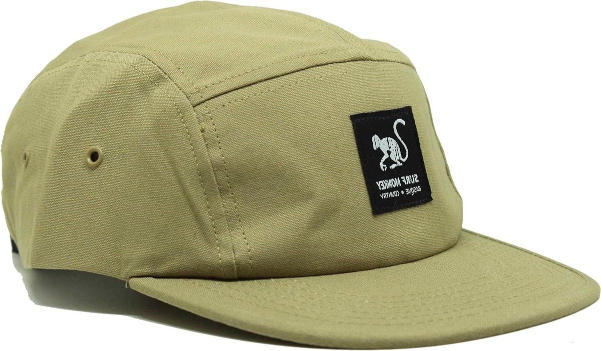 Baseball Cap - Pet Petten - Outdoor Activiteiten - 5-Panel Stijl - One Size - Beige