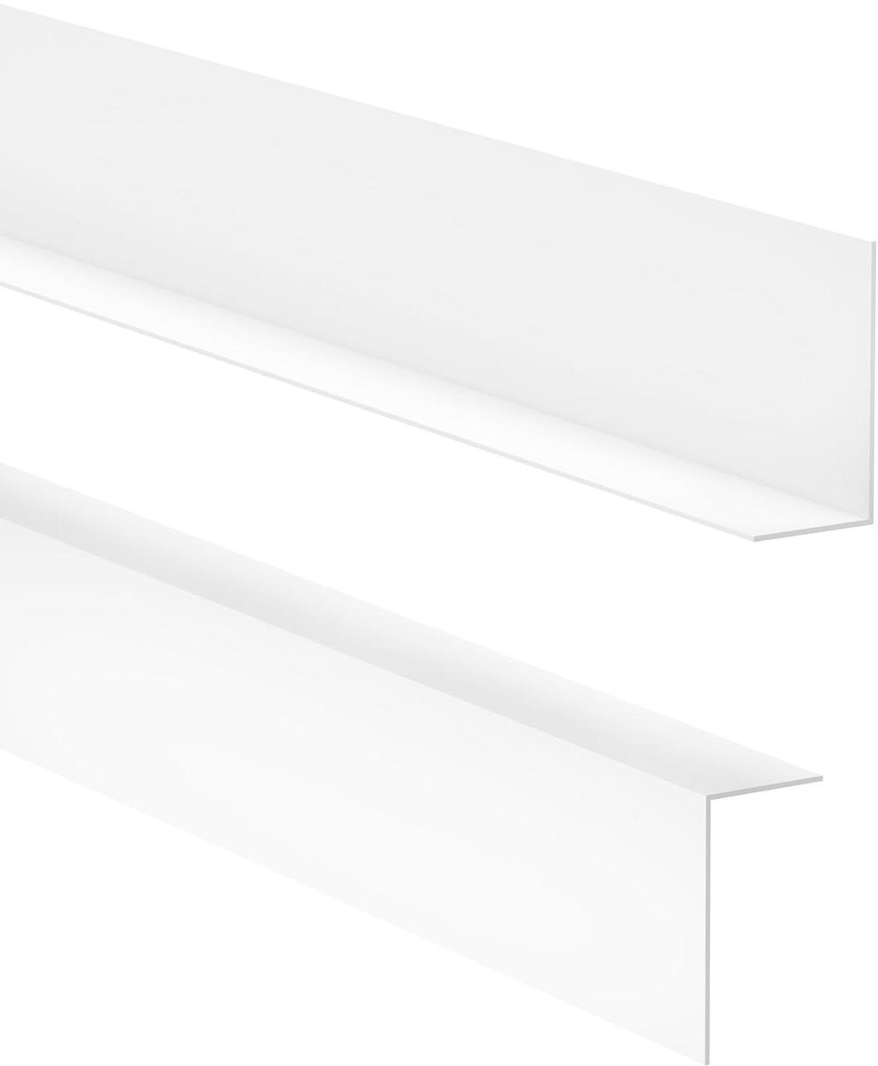 Sokkelprofiel PVC - Bodemprofiel Plint - Wandafwerking - Minimalistisch design - 200 cm - Wit