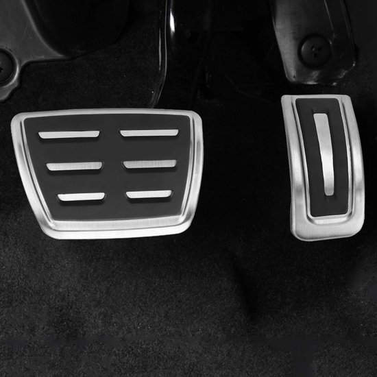 Auto Pedaal Hoezen - RVS Pedaal Covers - Verbeteren Rijervaring - Antislip Oppervlak - 2 stuks - Zilver — afbeelding 5