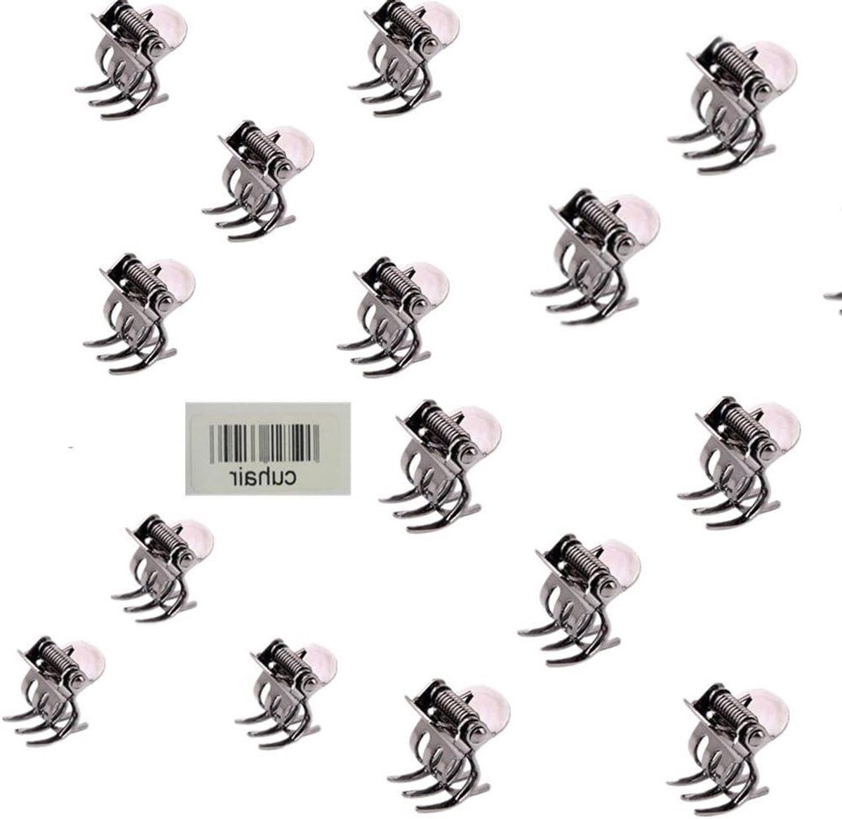 Haar Klauw Clips - Mini Haarspeldjes - Haar Styling - Vintage Legering Metaal - 10 stuks - Zwart