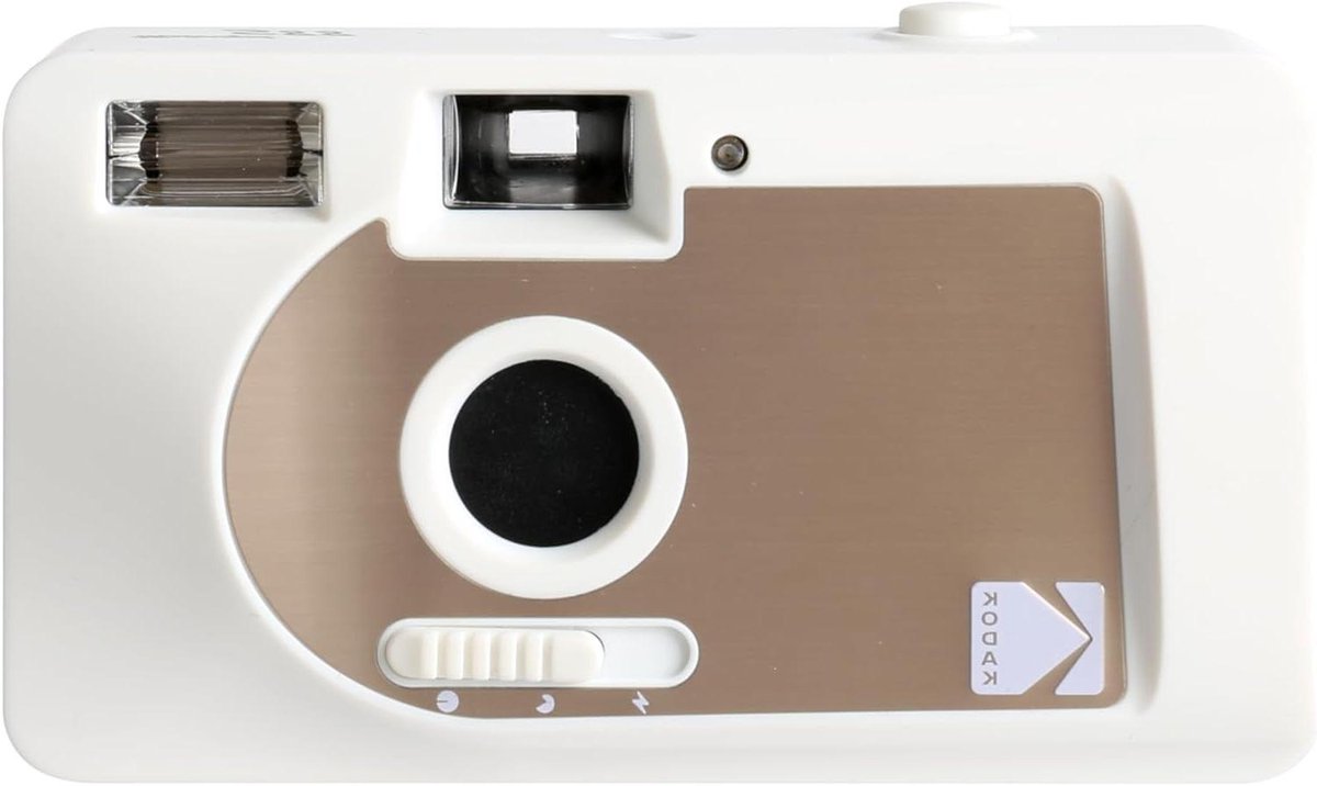 Filmcamera - Compactcamera Analoog - Eenvoudig Momenten Vangen - Automatische Filmtoevoer - 123 g - Wit