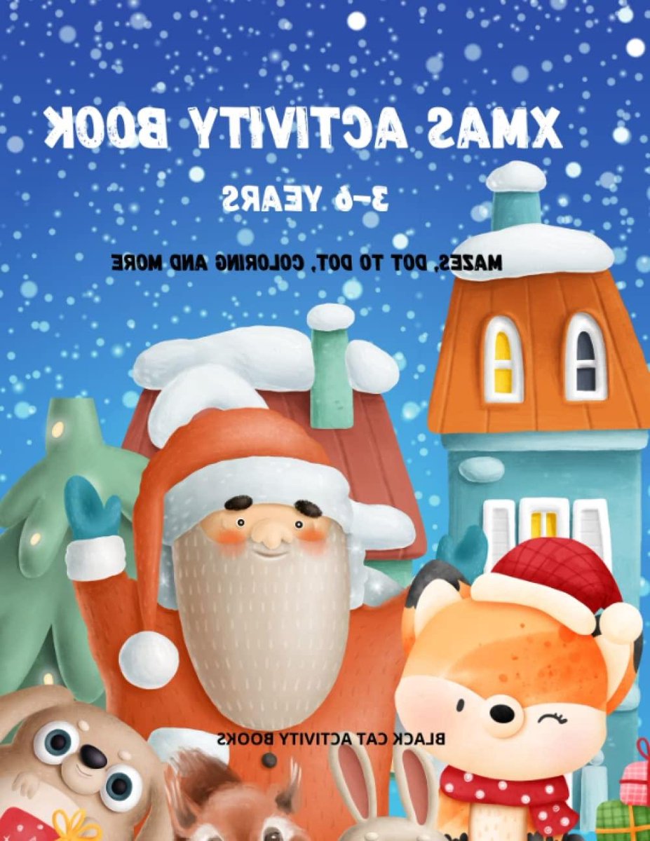 Kerst Activiteitenboek - Kinderspelletjesboek Puzzelboek - Creatieve Bezigheid - 60 Pagina's Plezier - 21.59 x 27.94 cm - Niet gespecificeerd