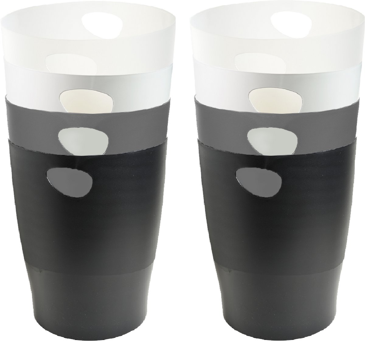 Exacompta 8x Papiermand ECOBIN Office - Geassorteerd - 45398D