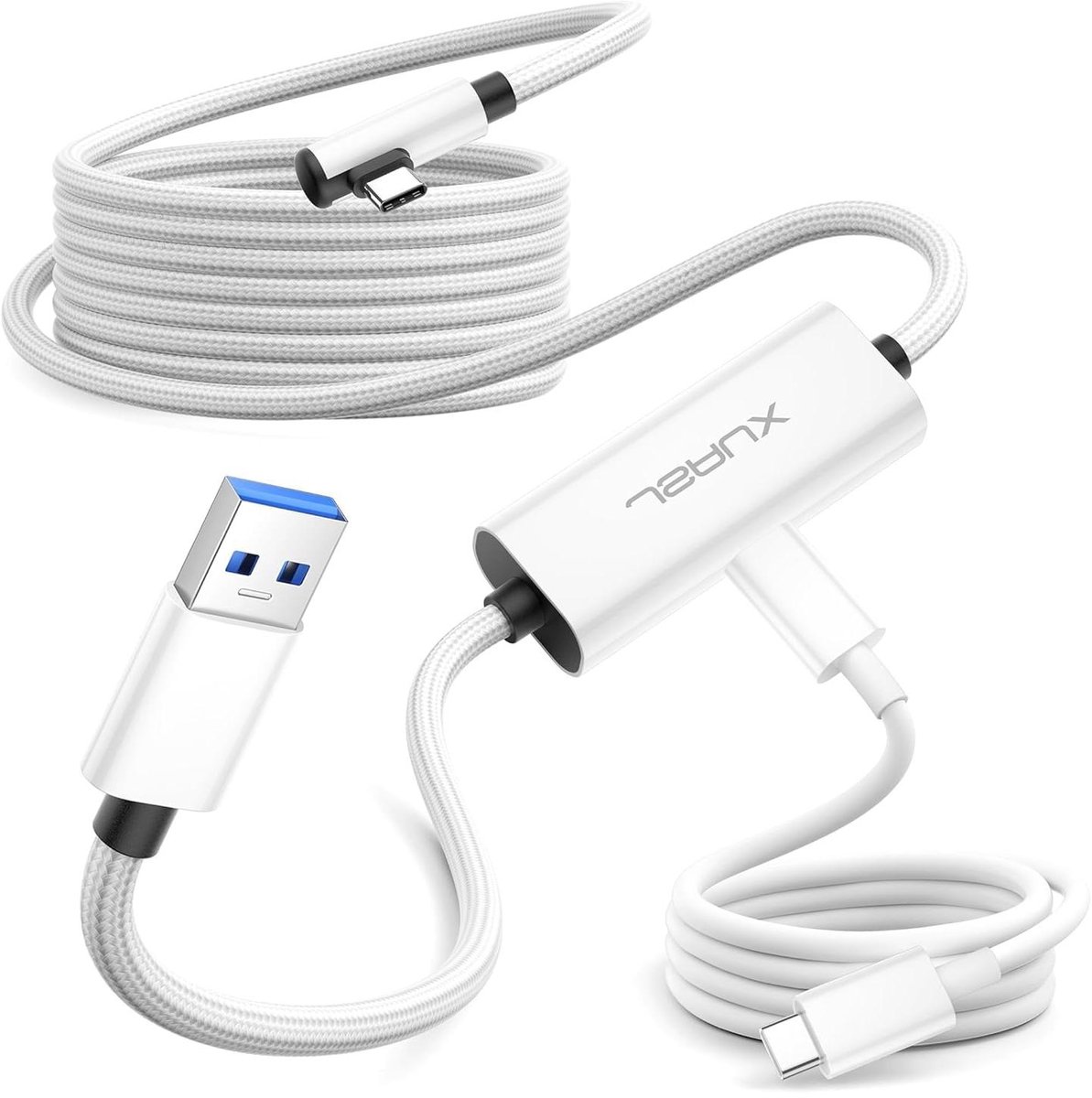 Link Kabel - VR Kabel - VR Gaming - Opladen tijdens spelen - 5 m - Wit