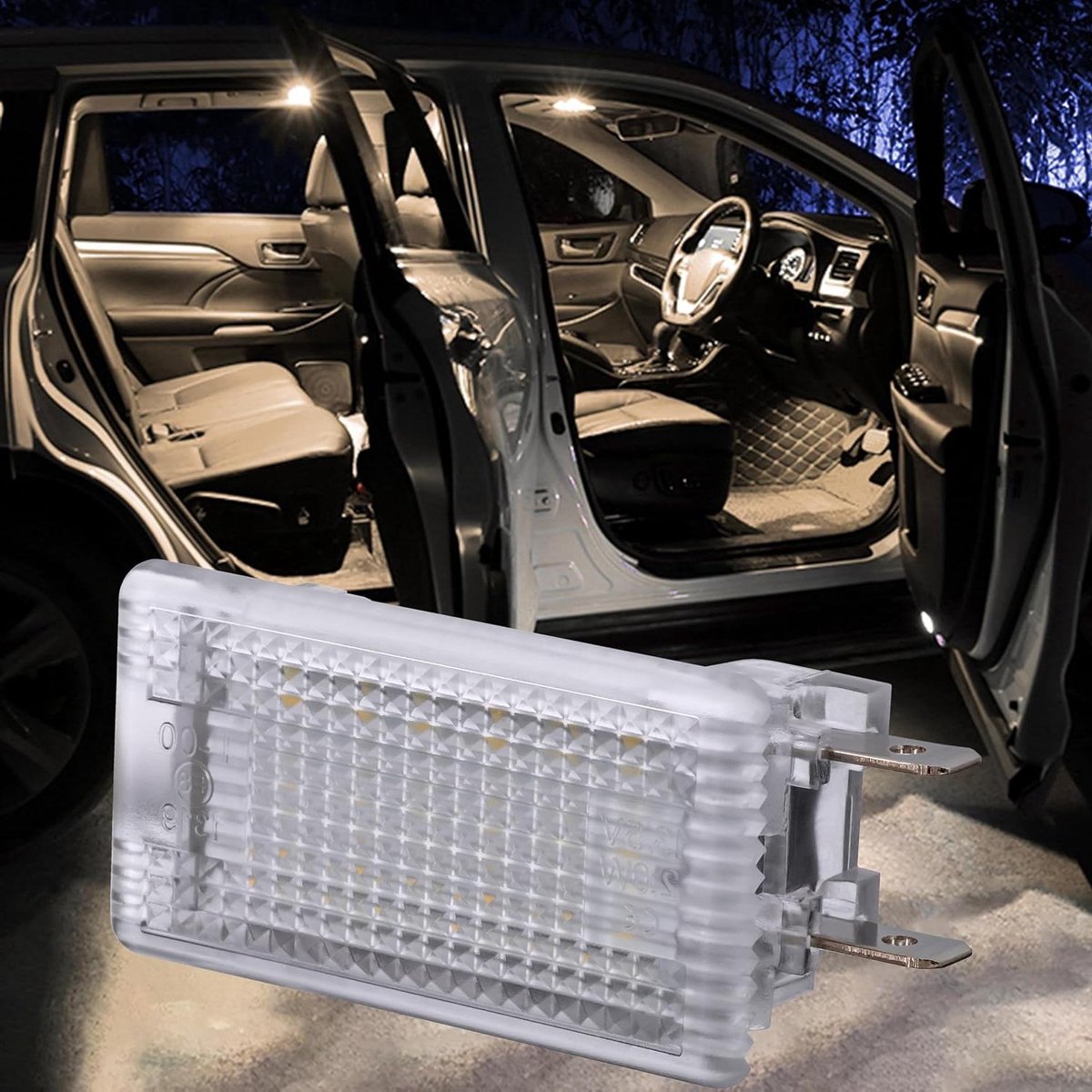 Led instapverlichting - Deurverlichting verlichting - Auto verfraaien - CAN-bus foutvrij - 12 Volt - Wit