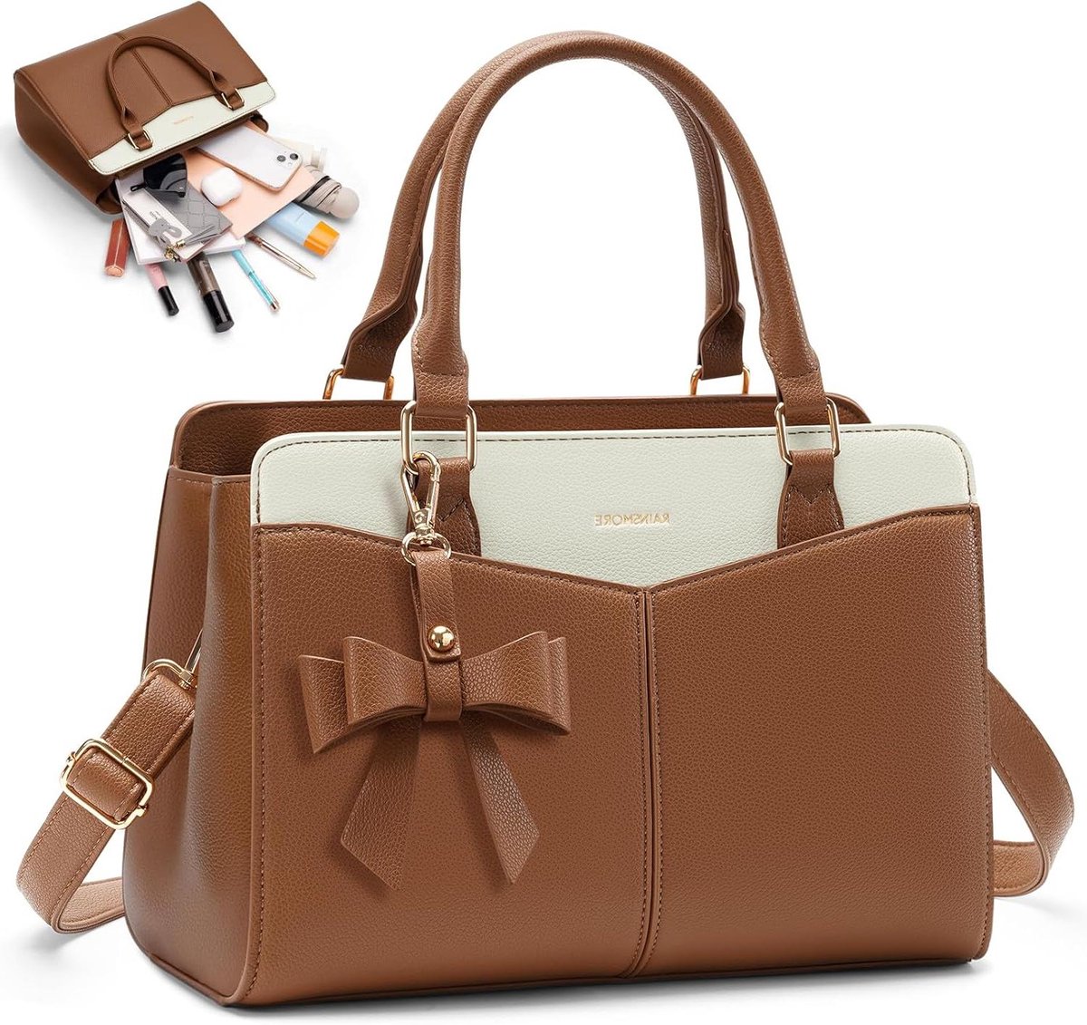 Dames Handtas - Schoudertas Crossbody - Dagelijks Gebruik - Waterafstotend PU Leer - 31 x 14 x 22 cm