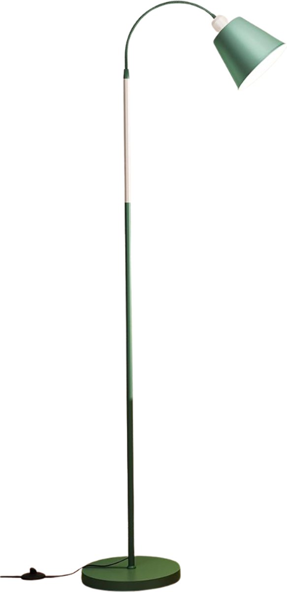 HEZIVO® Stalamp LED - Vloerlamp Woonkamer - Hoeklamp E27 - Sfeerlamp Slaapkamer - Met Afstandsbediening - Groen