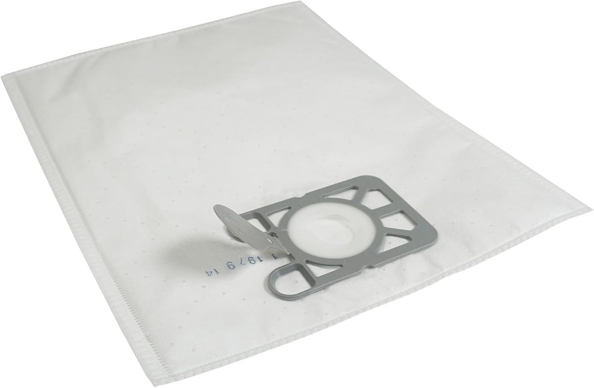 Stofzuigerzakken Microvezel - Stofzuigerzakken Set - Stofzuigen Thuis - Extra Sterke Filtratie - 9 Liter Capaciteit - Wit