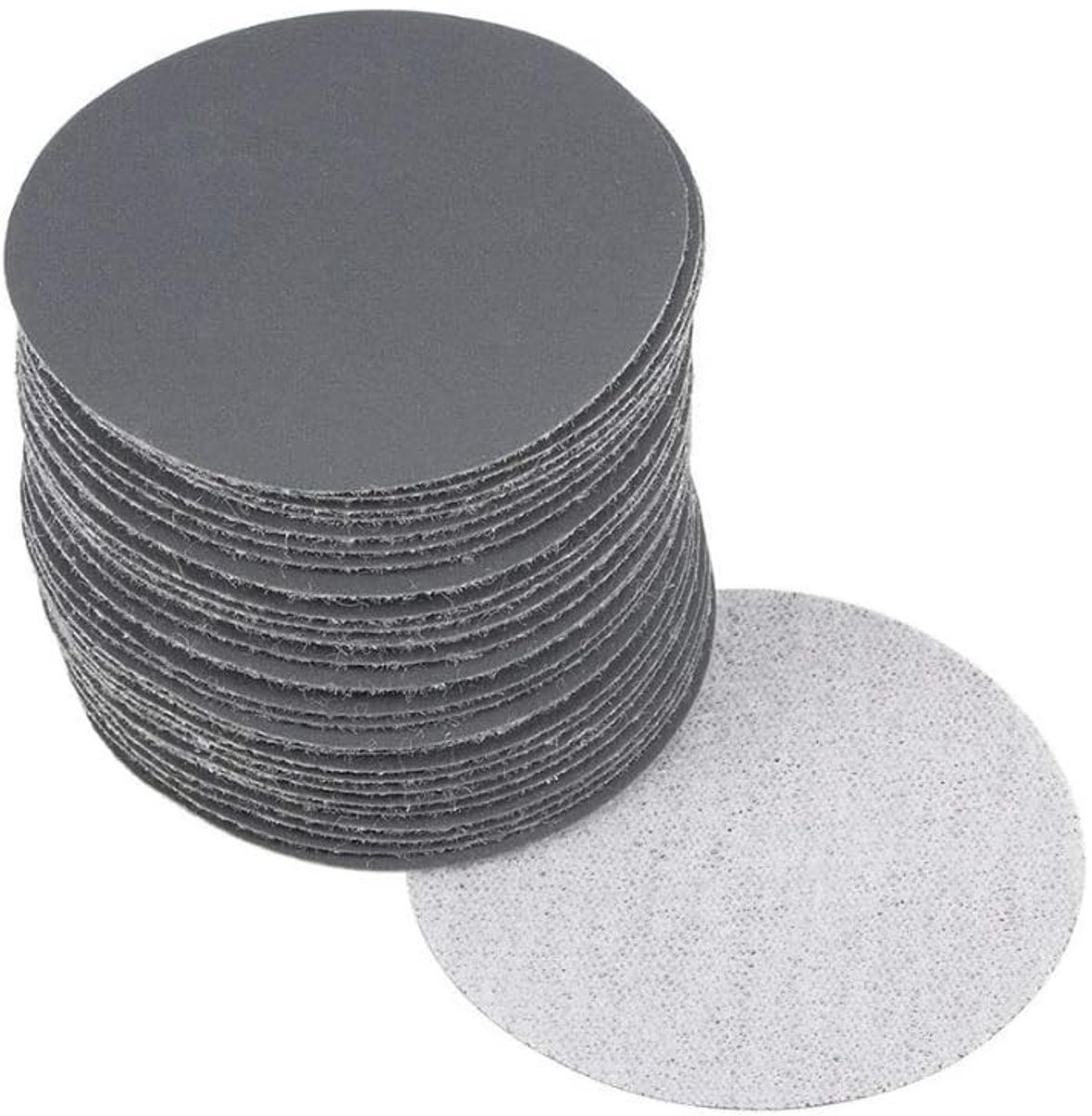 Store_7 - Schuurpapier - Siliciumcarbide - Nat en droog gebruik - 2 inch - Korrel 80 - 30 stuks - Geschikt voor schuren en slijpen
