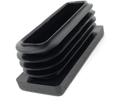 VT Goods - Tapones de tubo cuadrados - 10 stuks - Hoogwaardige kwaliteit - 50 x 20 mm - Voor vierkante buizen - Robuust en eenvoudig te installeren