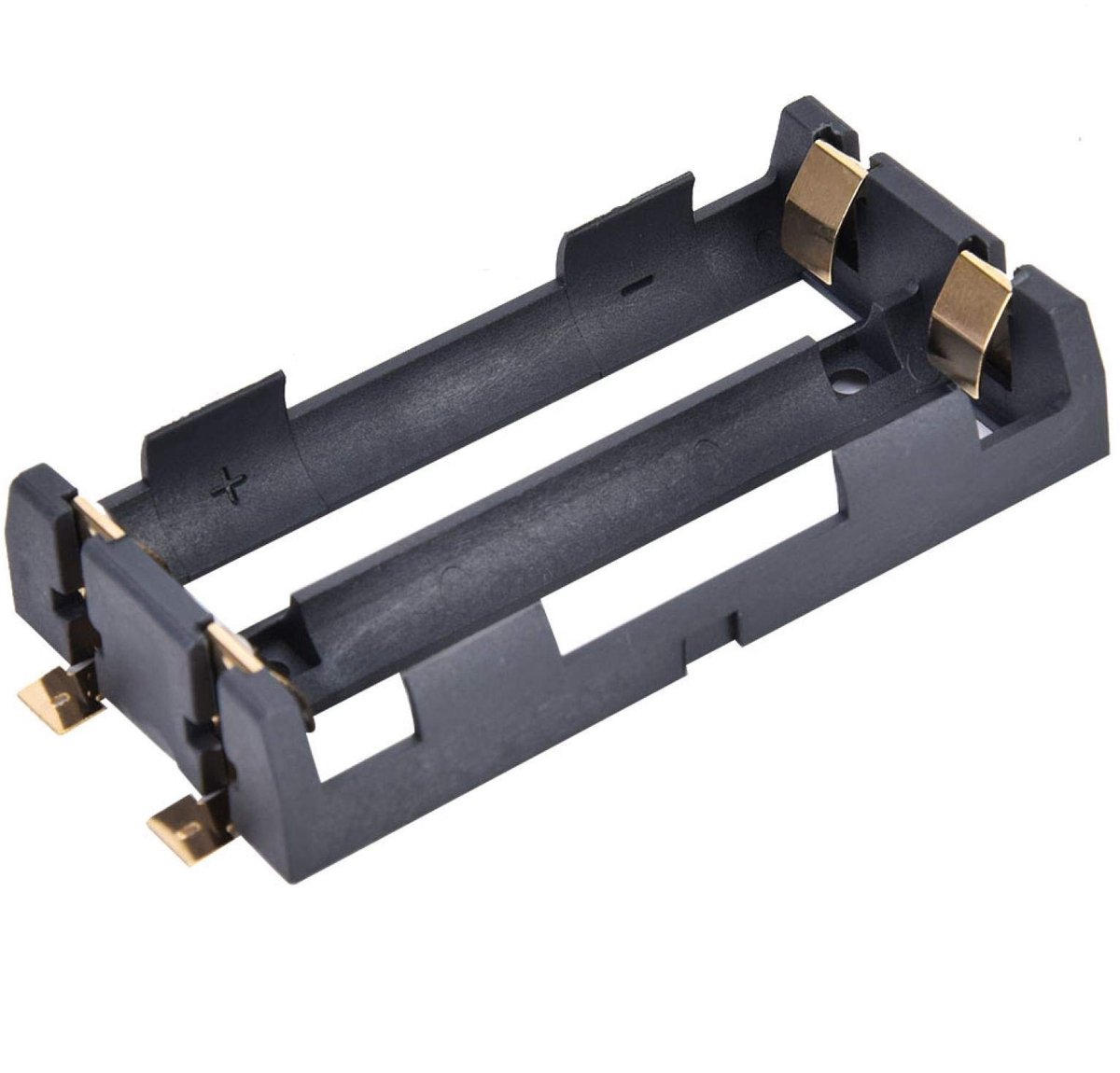 Golden crown - Batterijhouder Doos - 18650 Houder - Duurzaam en Stabiel - Populaire Kleur - Oplaadvoorziening - DIY Project