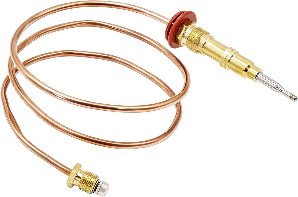 Thermokoppel - Vlamdetector - Haard Onderhoud - Model 446-511 - 0.25 cm - Zilver