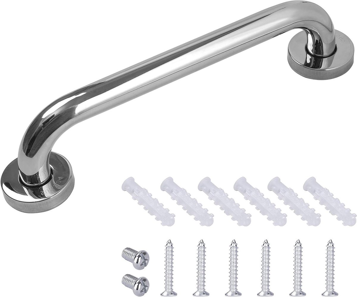 Veiligheidsbeugel voor Badkamer - RVS Douchehandgreep - Handgreep voor Kinderen en Ouderen - 30 cm Lange Towelhouder en Ondersteuning voor Letselherstel